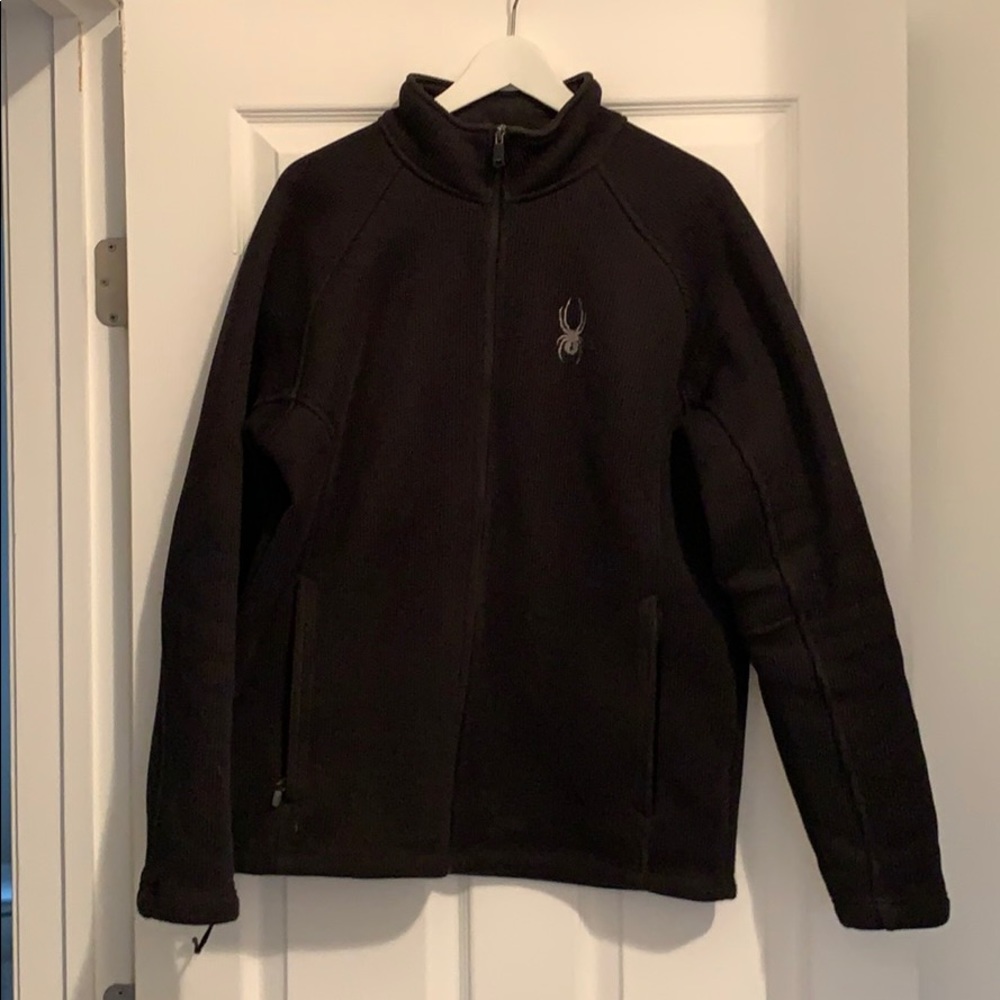 Men’s Spyder black jacket